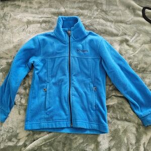Columbia Blue Fleece Jacket Size XxS